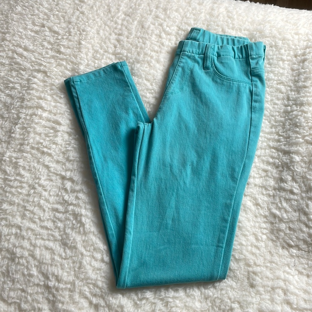 Uniqlo Jeggings in Turquoise- Size Small